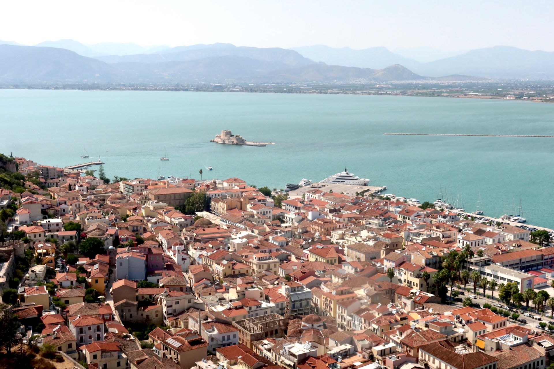 Nafplio from the sea